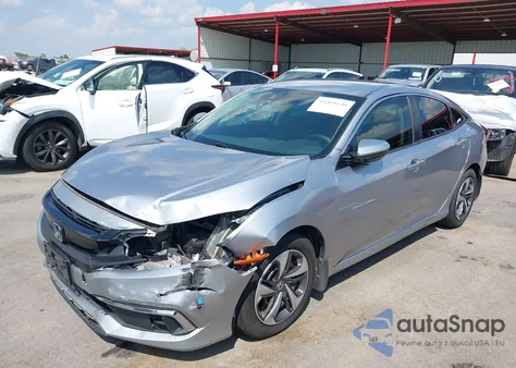 2020 Honda Civic Lx z USA, uszkodzony, nr VIN 19XFC2F64LE012852